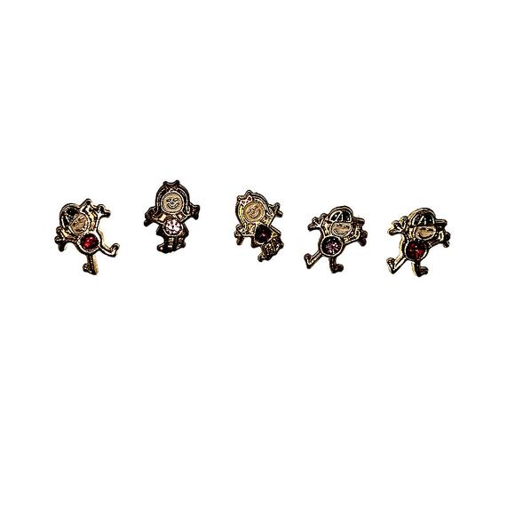 Lot 60+ Floating Locket Jewelry Charms 7mm Boy Girl Daughter Son Birthstones - Picture 2 of 5